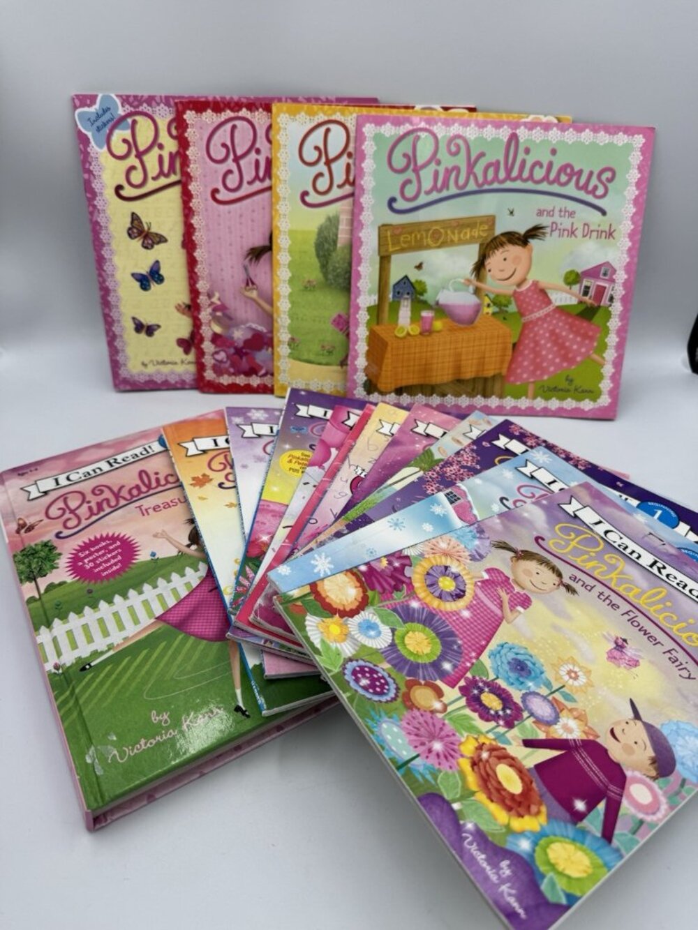Pinkalicious I Can Read Level 1, 15 Paperback + BONUS Hardcover Treasury VGUC